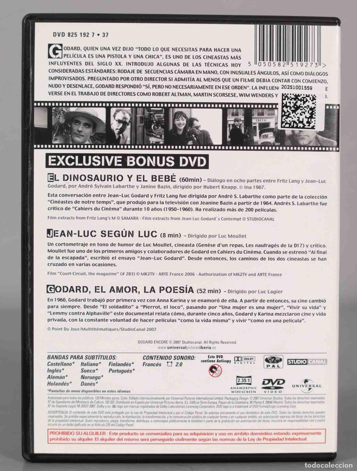 Cine: DVD. EL PODER DE LA PALABRA (JEAN-LUC GODARD) - Foto 2