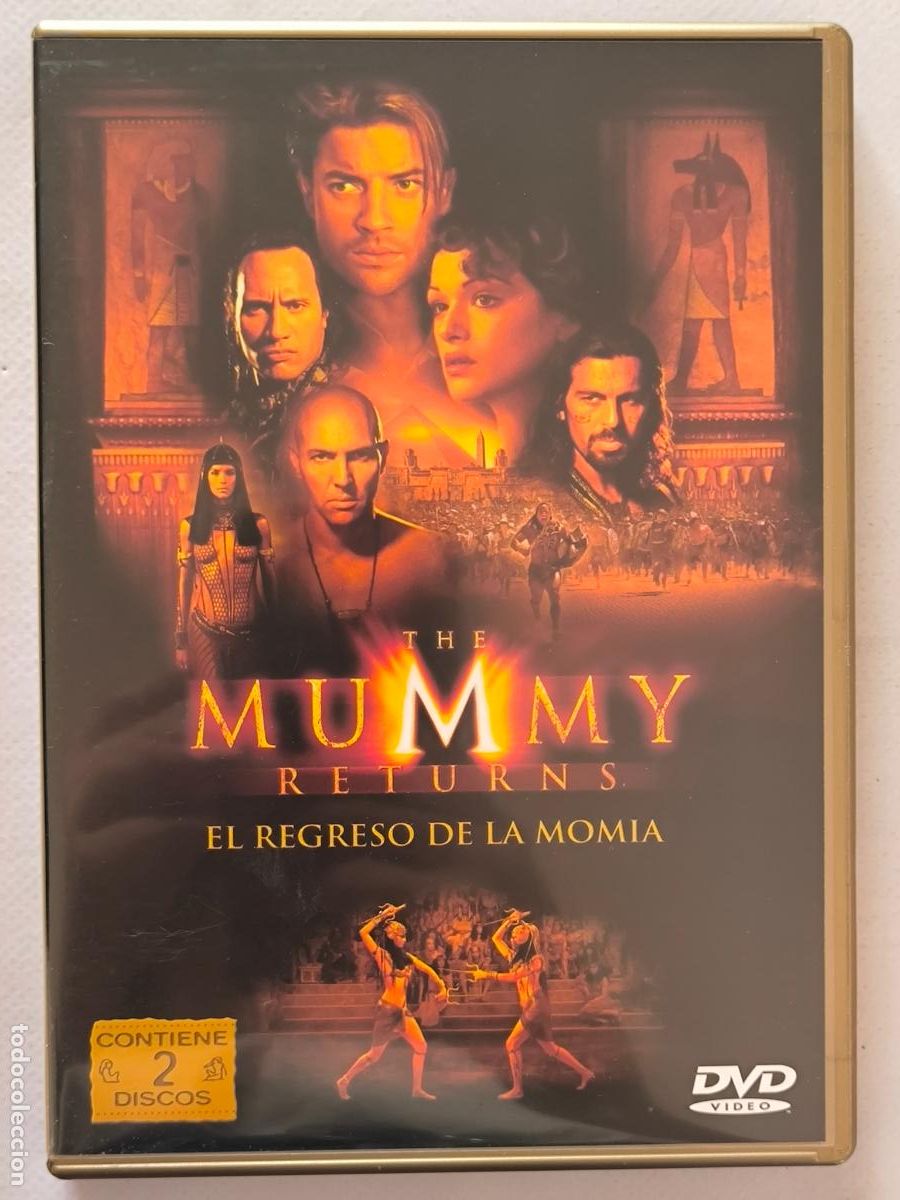 Cinema: DVD THE MUMMY RETURNS - EL REGRESO DE LA MOMIA - 2 DISCOS (5L)