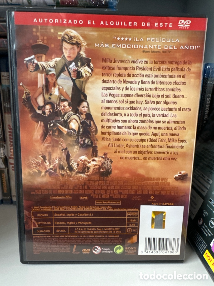 Cine: Resident Evil - Extinci&oacute;n (DVD) - Foto 2