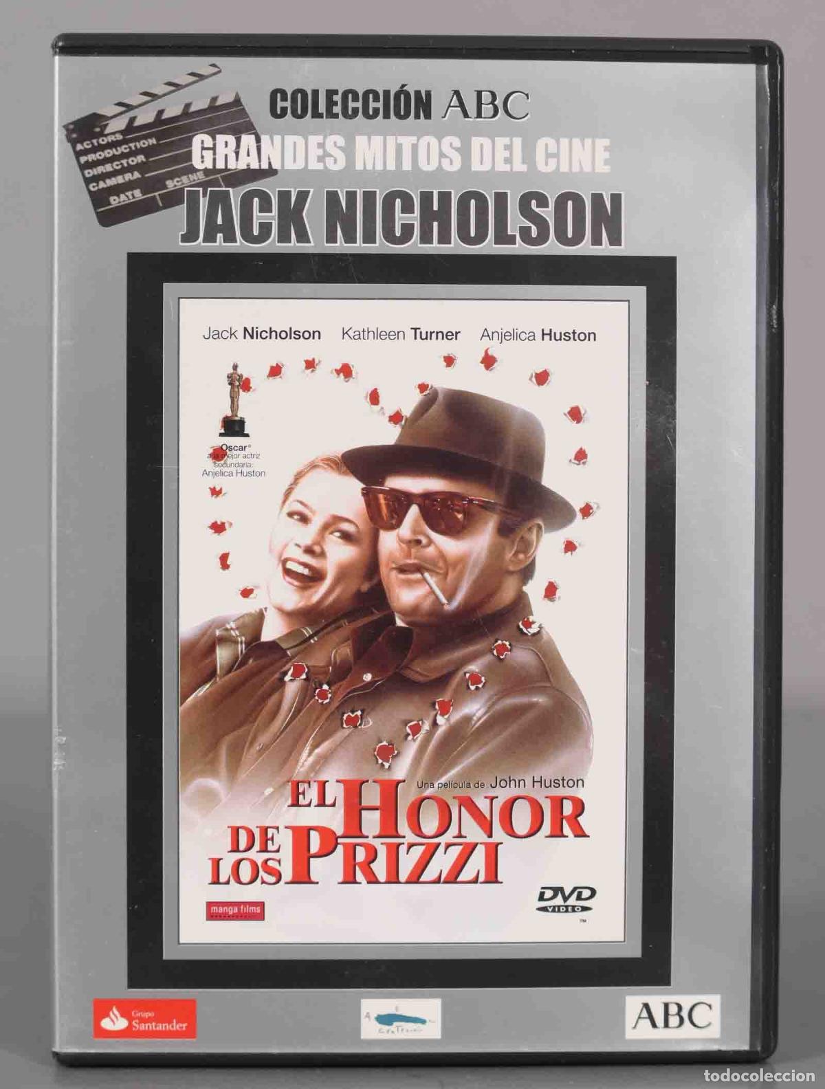 Cine: DVD. EL HONOR DE LOS PRIZZI - Foto 1