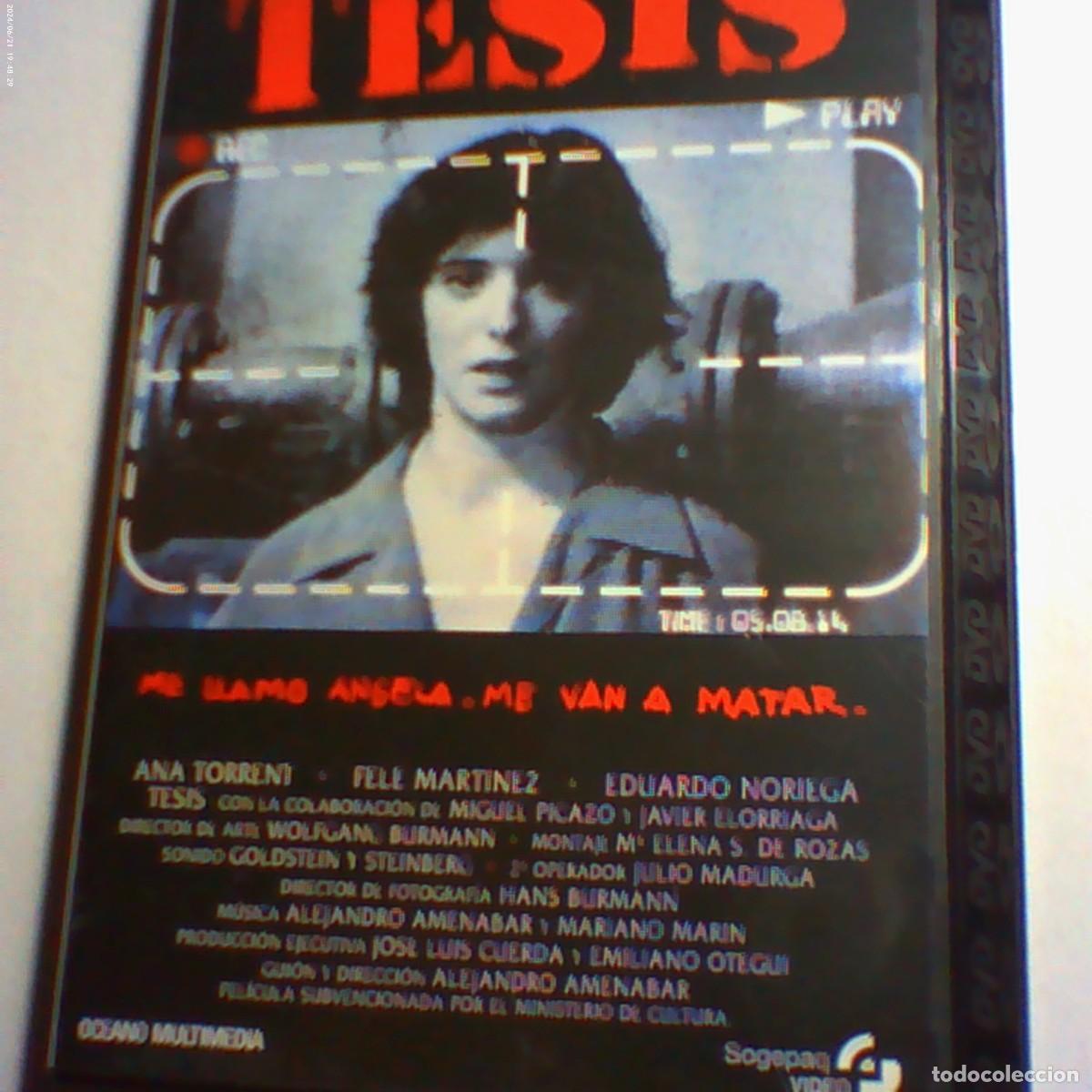 Cine: dvd tesis. ana torrent. 118 min con d&iacute;ptico (seminuevo)
