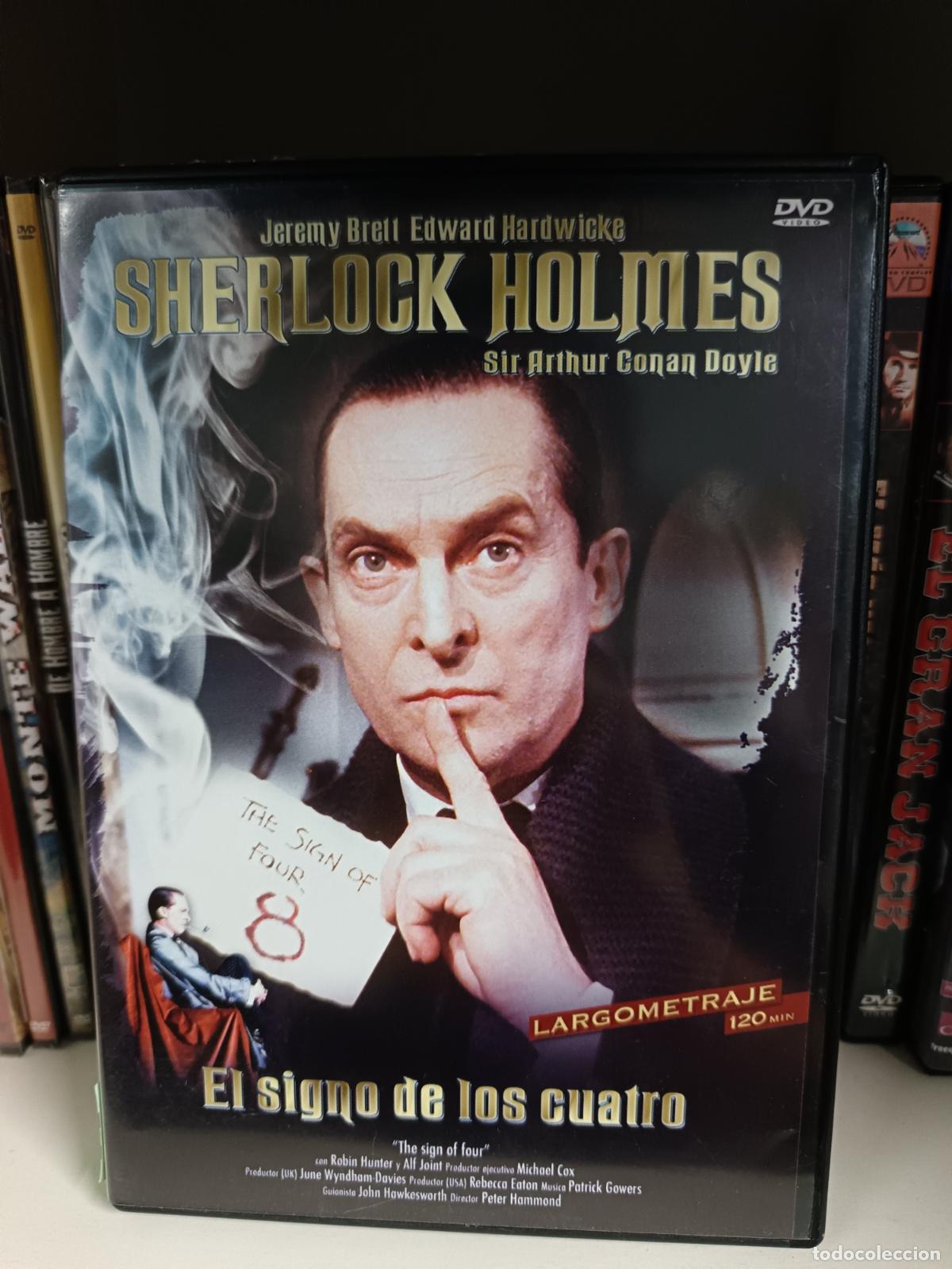 Cine: SHERLOCK HOLMES El Signo de los Cuatro con Jeremy Brett... DVD INTRIGA/ TERROR
