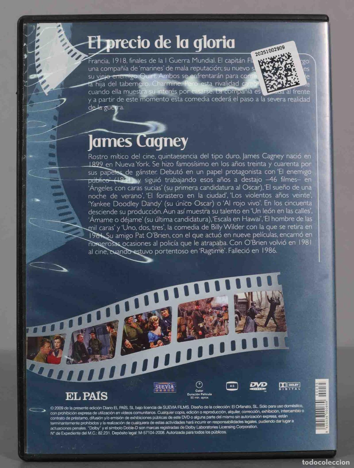 Cine: DVD. EL PRECIO DE LA GLORIA - Foto 2