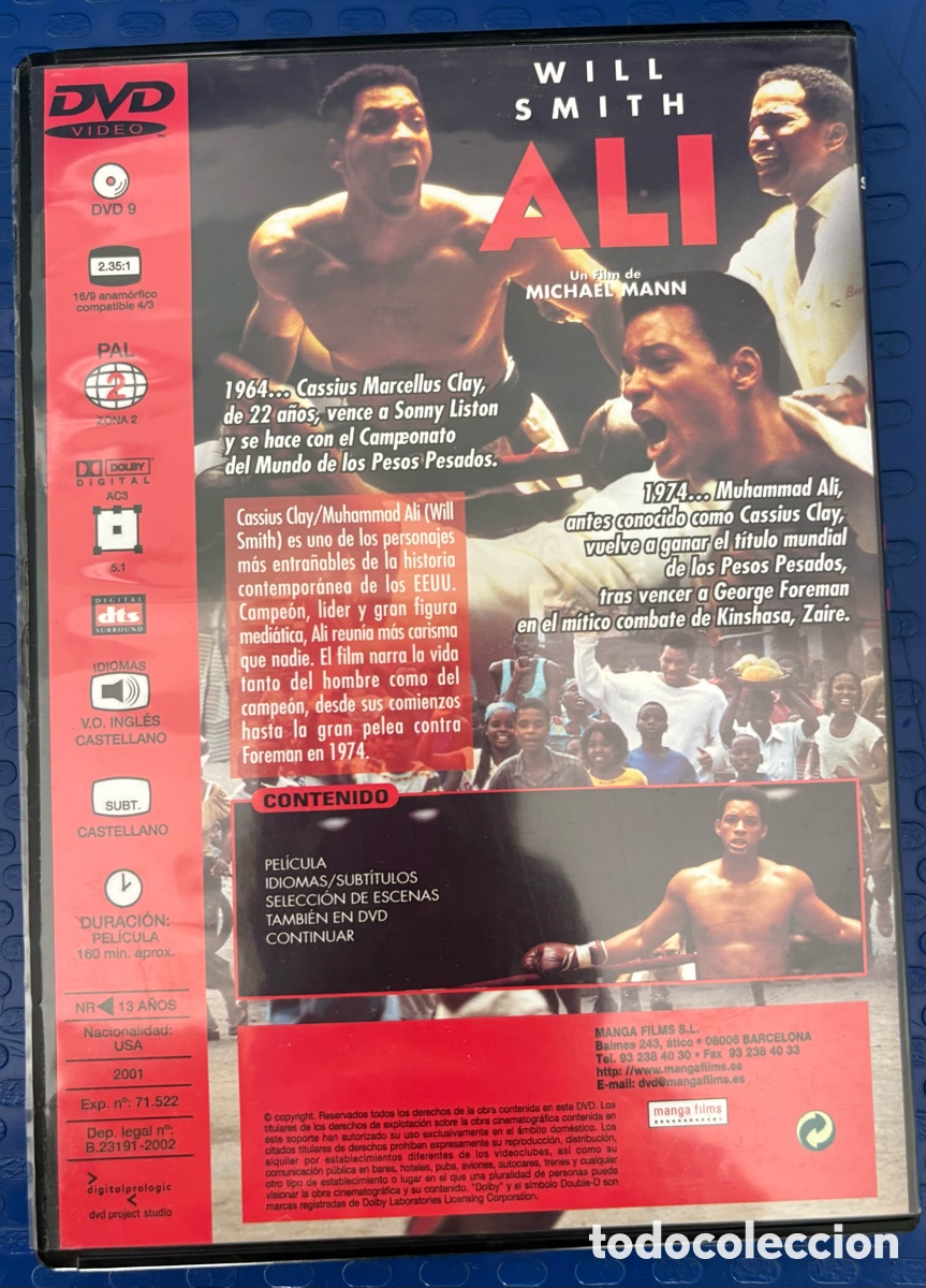 Cine: DVD ALI. CON WILL SMITH. - Foto 2