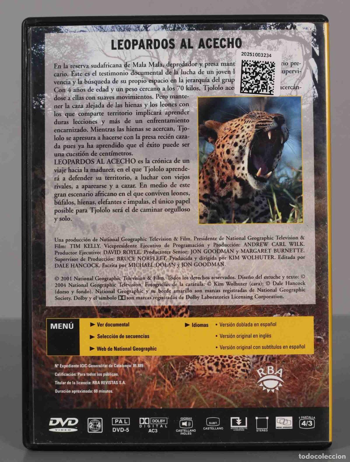 Cine: DVD. LEOPARDOS AL ACECHO - Foto 2