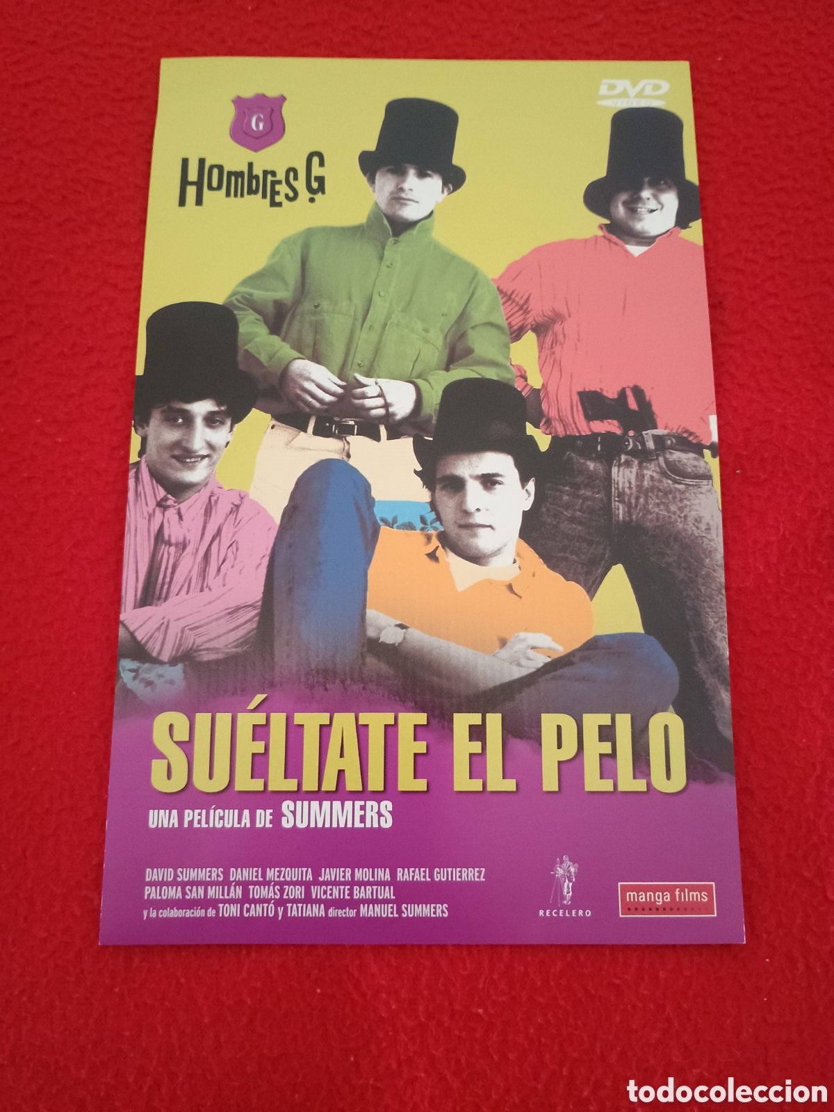 Cine: Folleto - sueltate el pelo hombres G Manolo summers