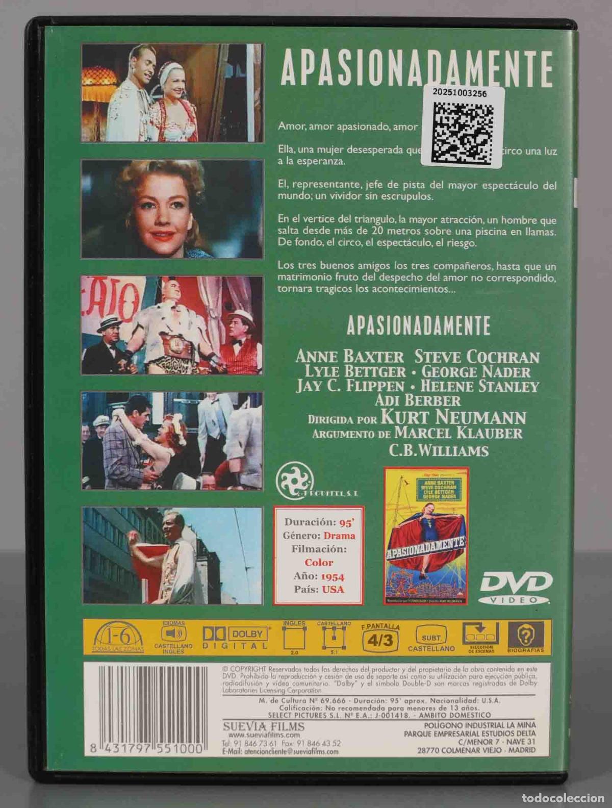 Cine: DVD. APASIONADAMENTE BAXTER - Foto 2