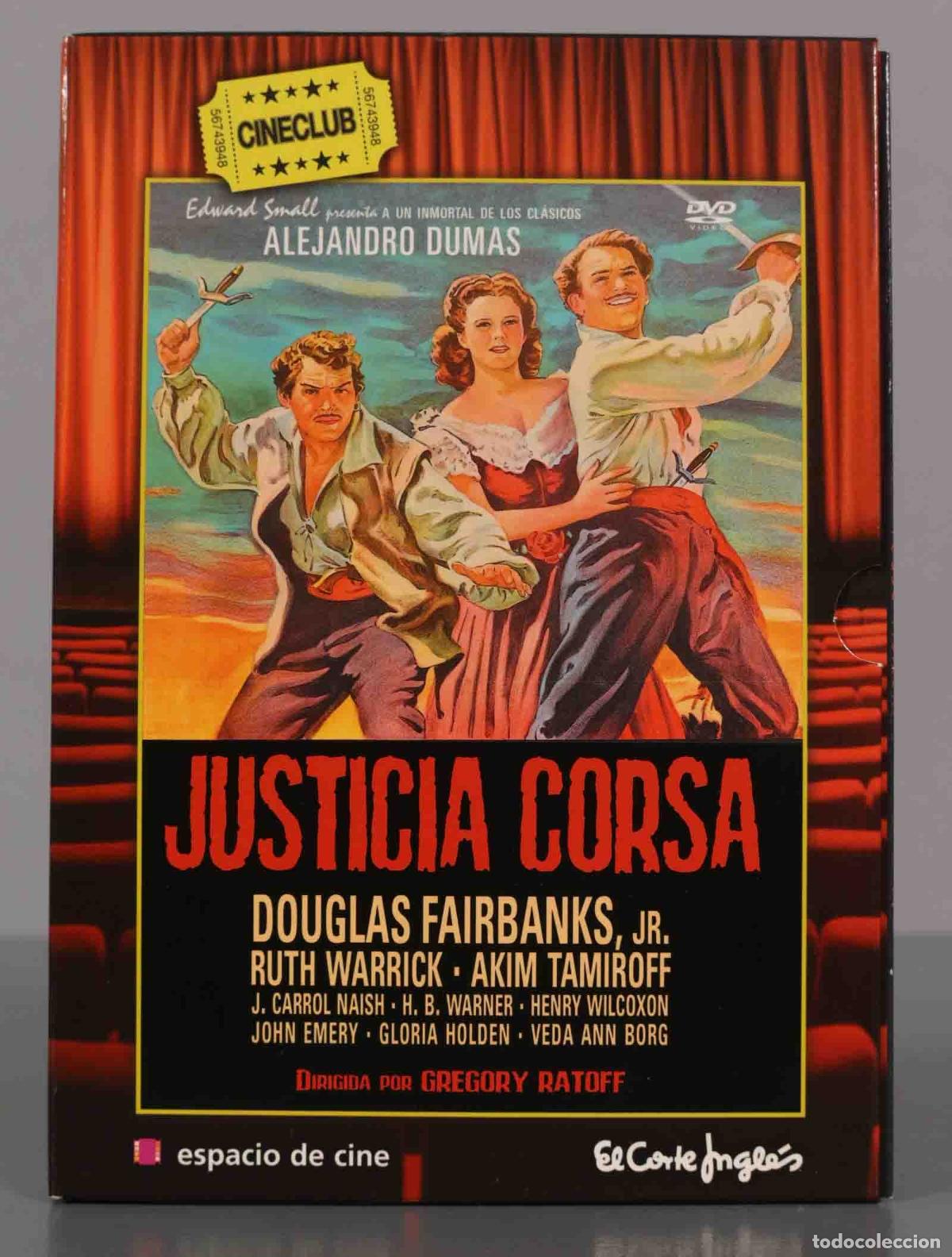 Cine: DVD. JUSTICIA CORSA. RATOFF