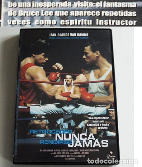 Cinema: RETROCEDER NUNCA RENDIRSE JAM&Aacute;S DVD PEL&Iacute;CULA KURT MCKINNEY JEAN-CLAUDE VAN DAMME ARTES MARCIALES DE