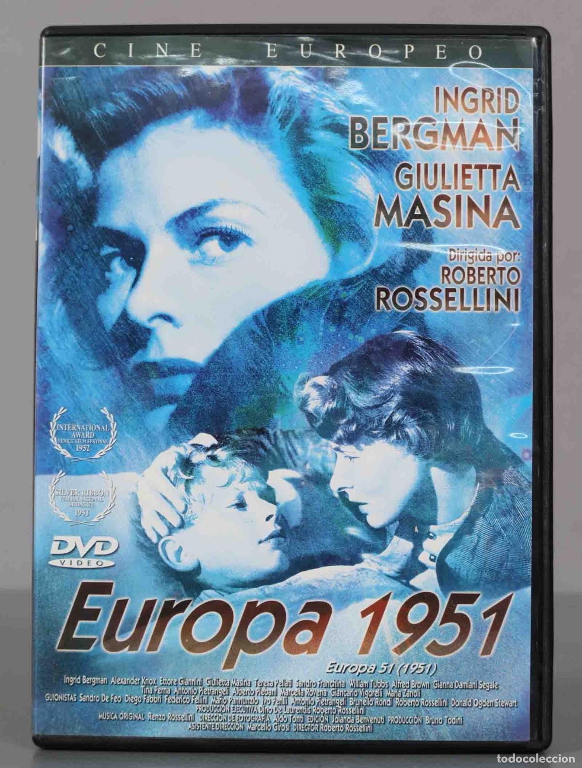 Cin&eacute;ma: DVD. EUROPA 1951. ROSSELLINI