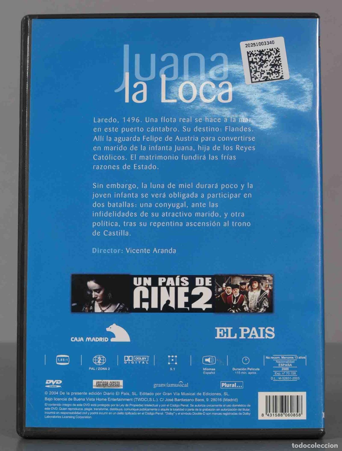 Cine: DVD. JUANA LA LOCA. ARANDA - Foto 2