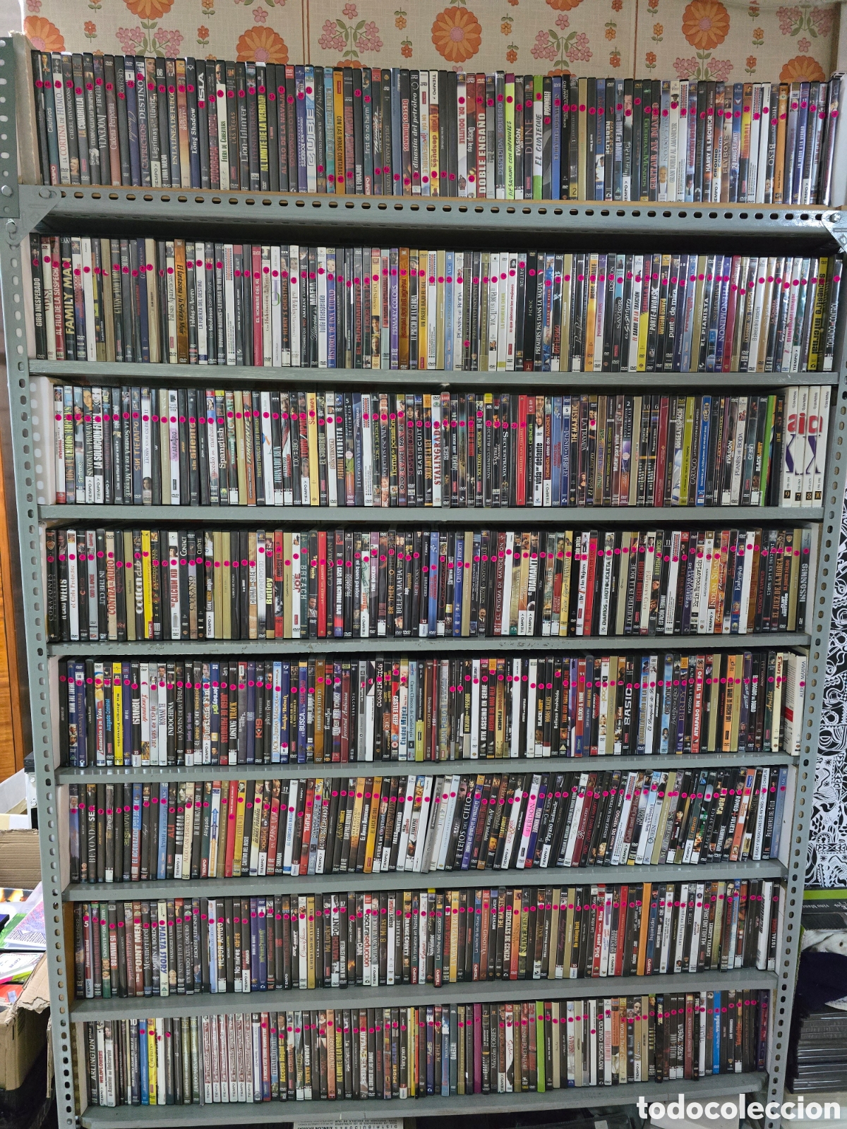 Cine: Lote de 801 DVD originales antiguos