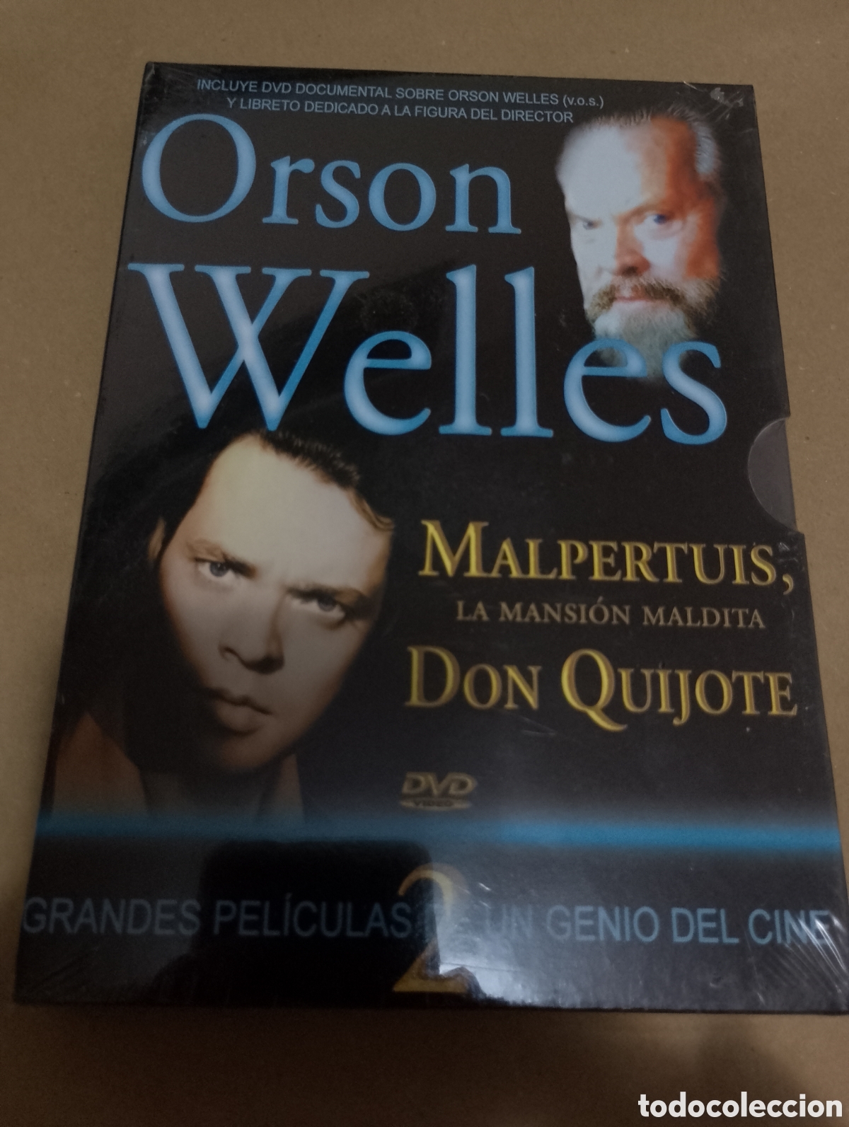 Cine: Dvd. Pack Orson Wells. Malpertuis, la mansi&oacute;n maldita + Don Quijote. Precintado. Pel&iacute;culas casi impo