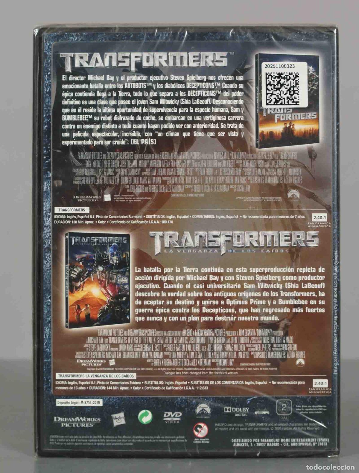Cine: DVD. TRANSFORMERS. PRECINTADO - Foto 2