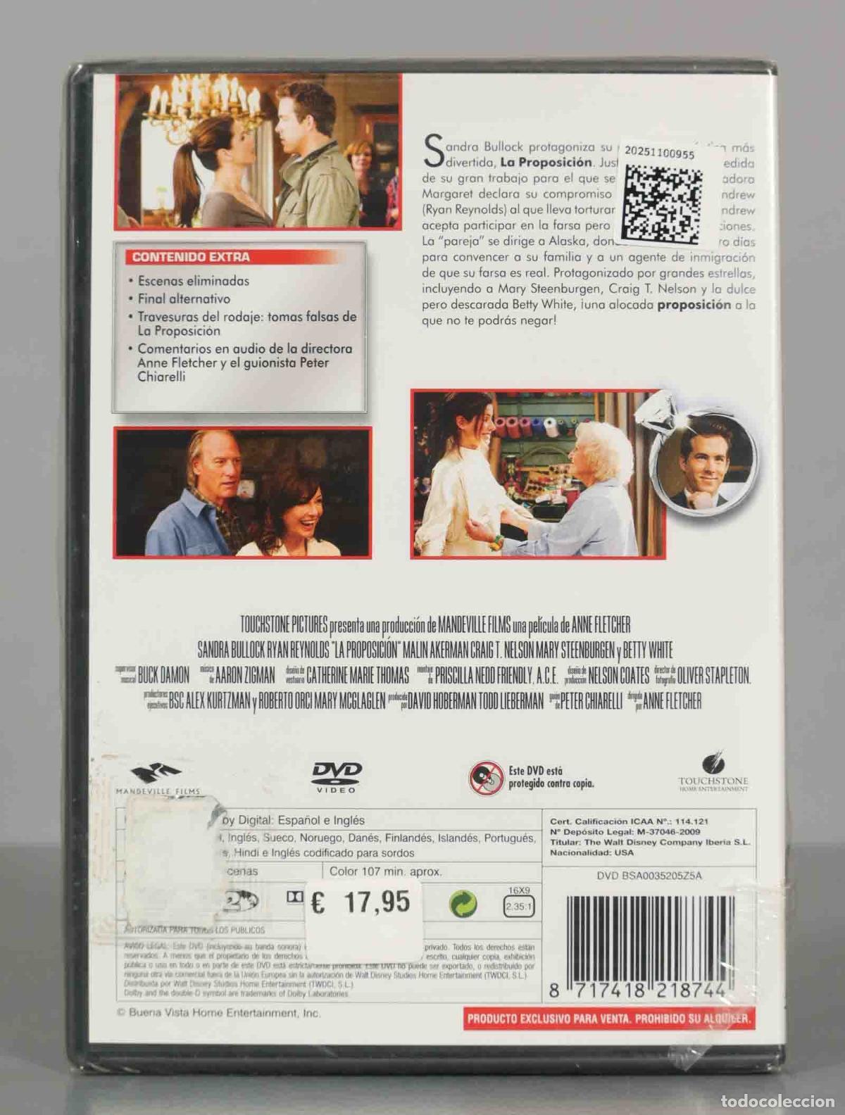 Cine: DVD. LA PROPOSICION. PRECINTADO - Foto 2