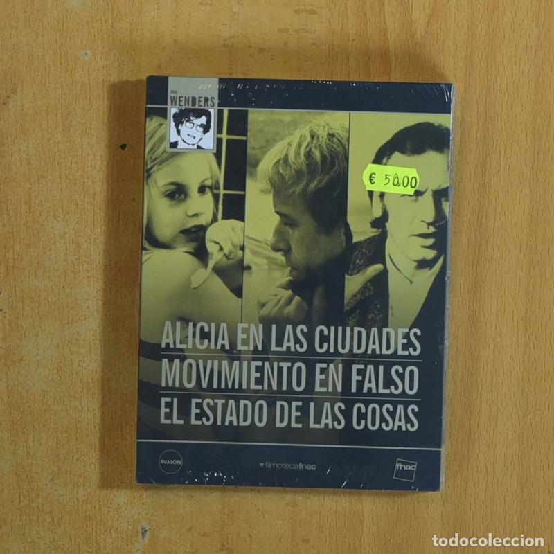 Cine: ALICIA EN LAS CIUDADES / MOVIMIENTO EN FALSO / EL ESTADO DE LAS COSAS - DVD
