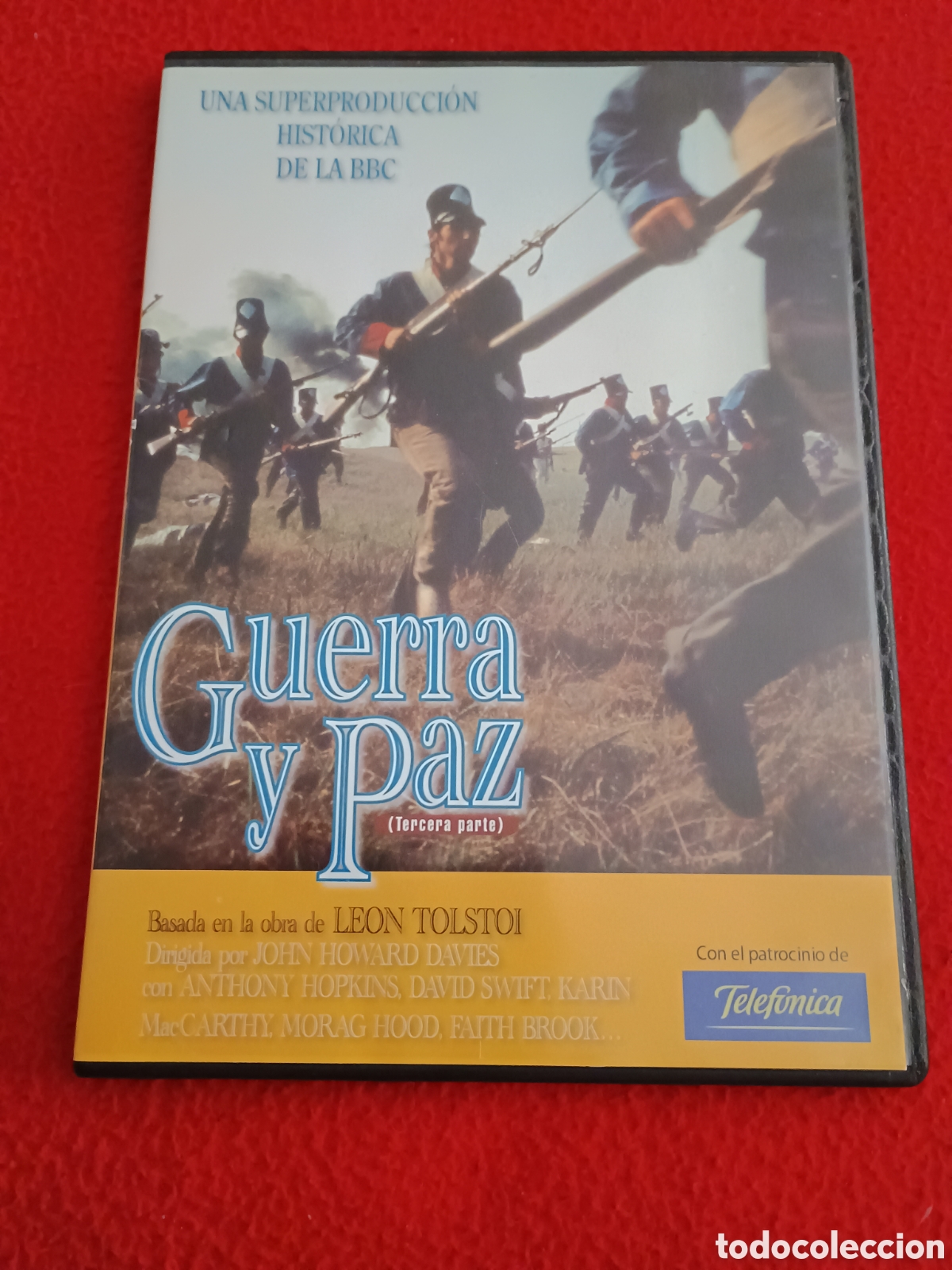 Cine: Dvd guerra y paz (tercera parte) Anthony hopkins leon tolstoi ( caja fina)