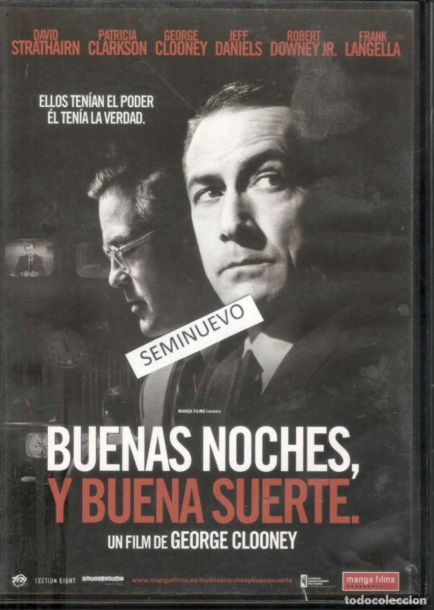 Cine: BUENAS NOCHES, Y BUENA SUERTE - DVD SEMINUEVO