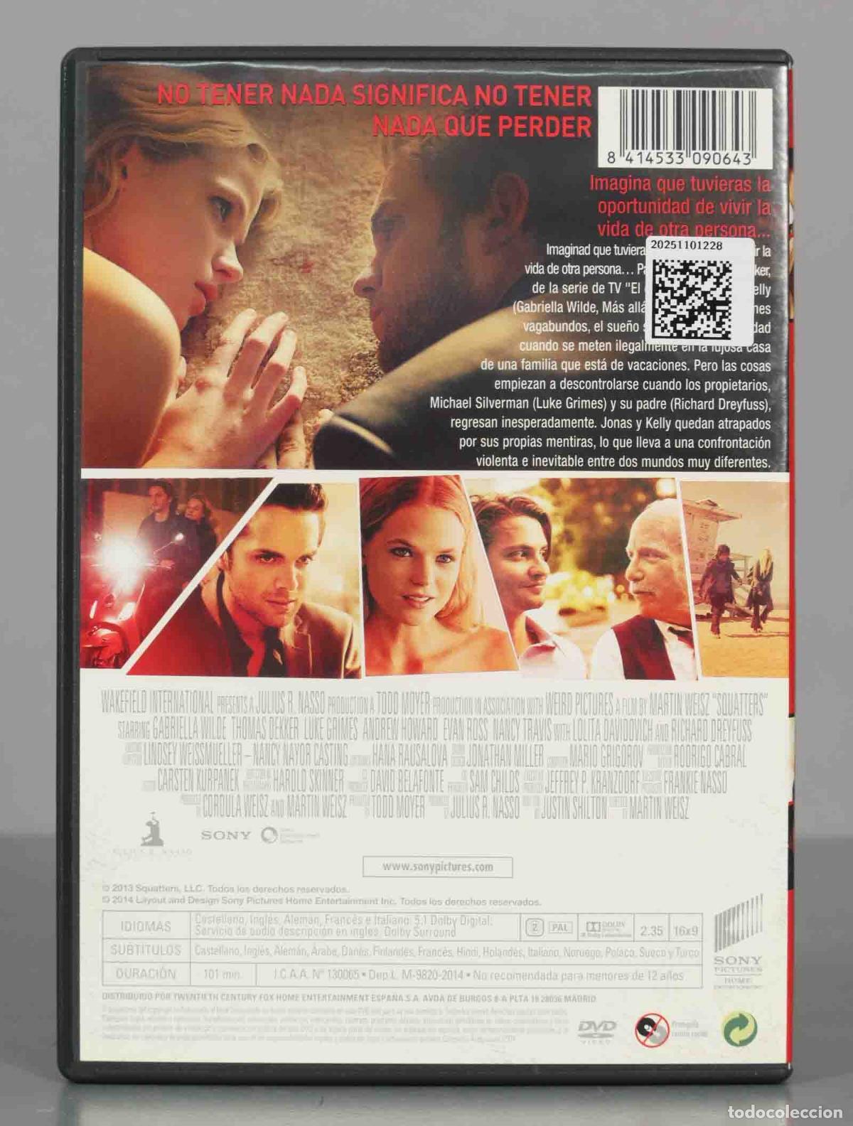Cine: DVD. INTRUSOS. WILDE. - Foto 2