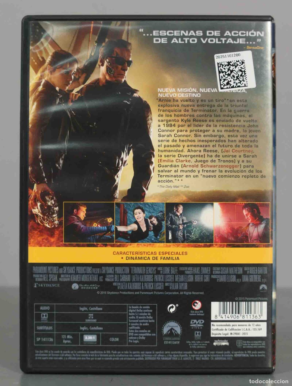 Cine: DVD. TERMINATOR GENESIS. - Foto 2
