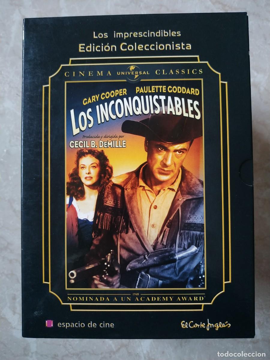 Cine: DVD PELICULA LOS INCONQUISTABLES - GARY COOPER - Foto 1