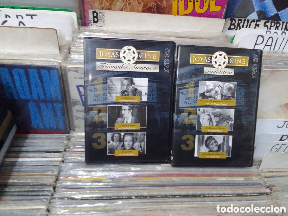 Cinema: Lote 45 DVDs joyas del cine,con 135 pel&iacute;culas
