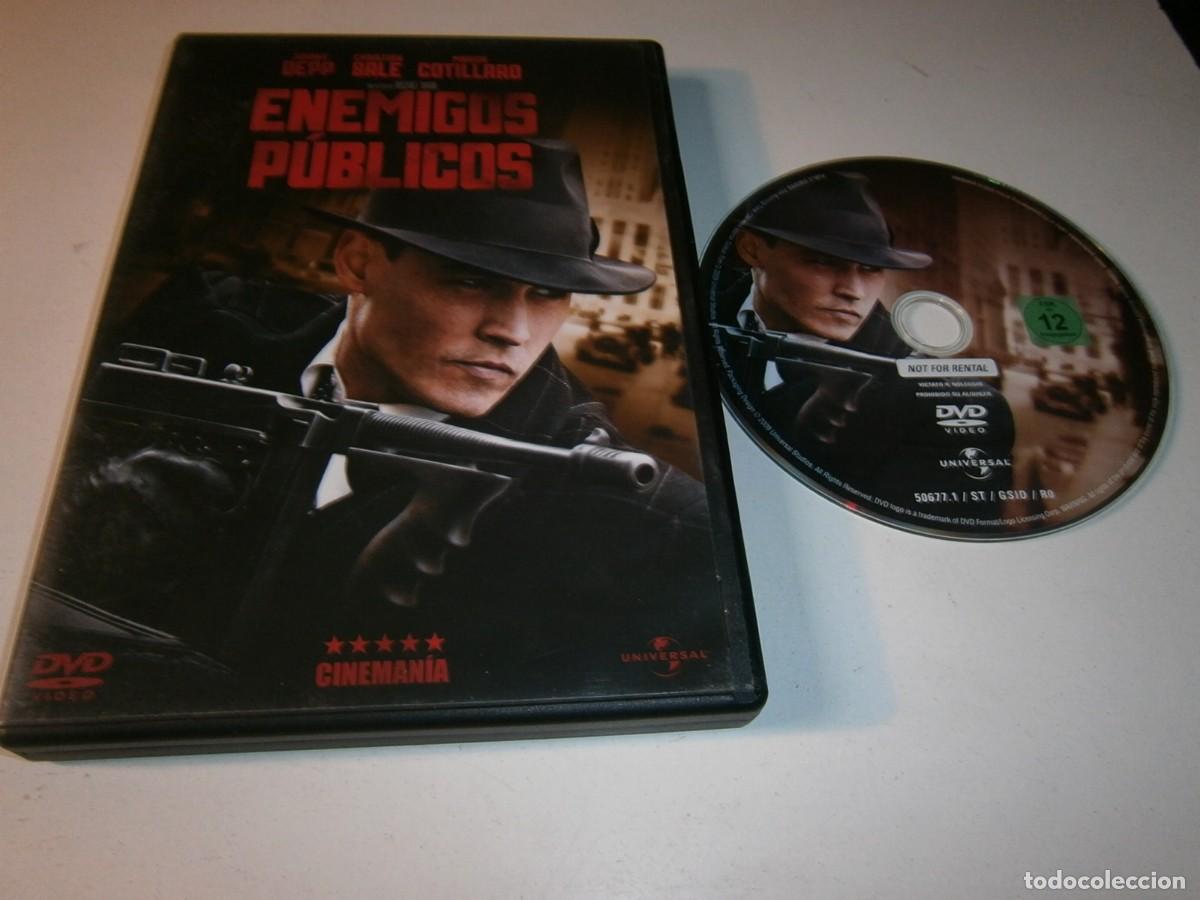 Cinema: ENEMIGOS PUBLICOS DVD JOHNNY DEEP CHRISTIAN BALE MARION COTILLARD