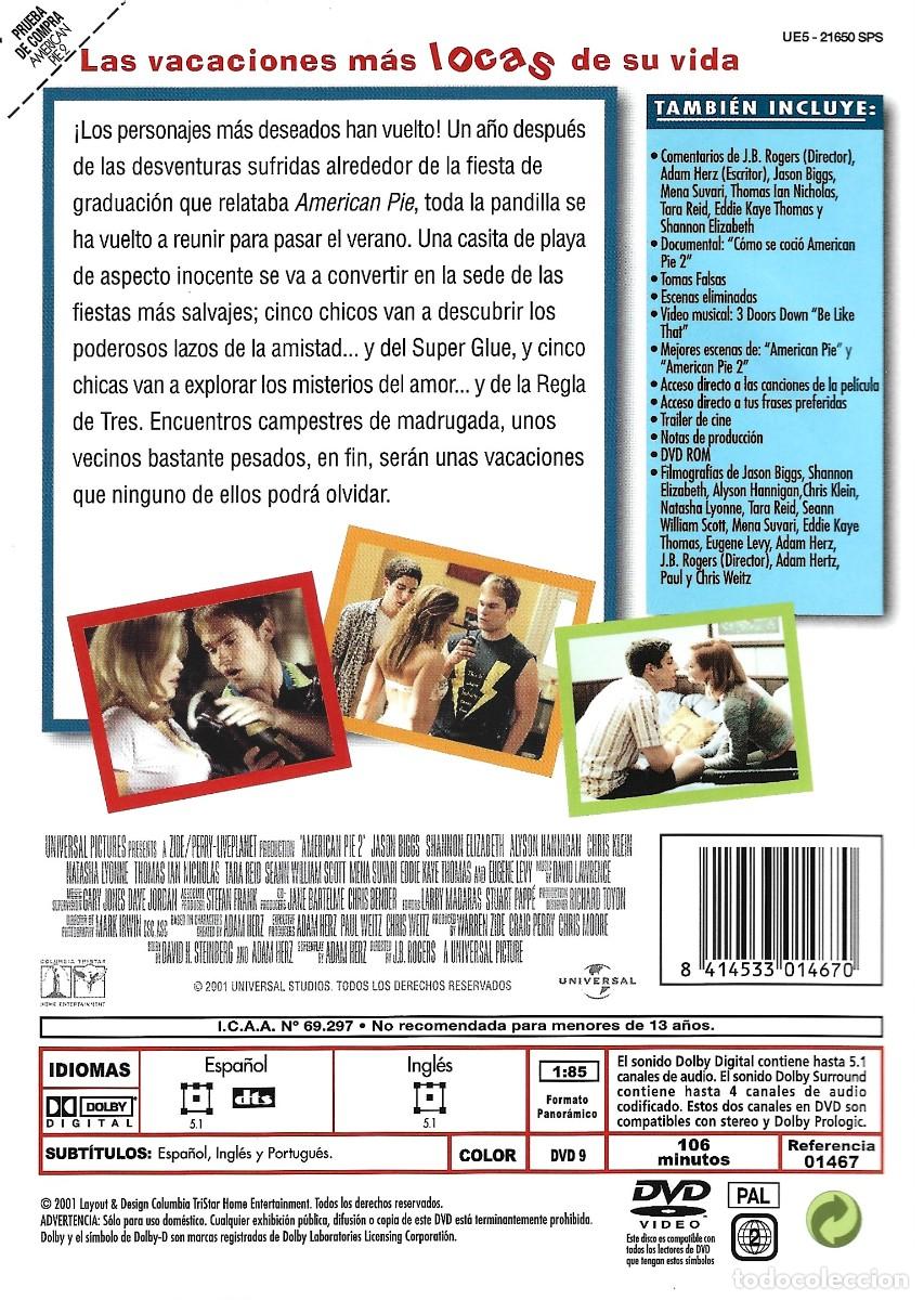 Cine: AMERICAN PIE 2 (DVD)......... - Foto 2