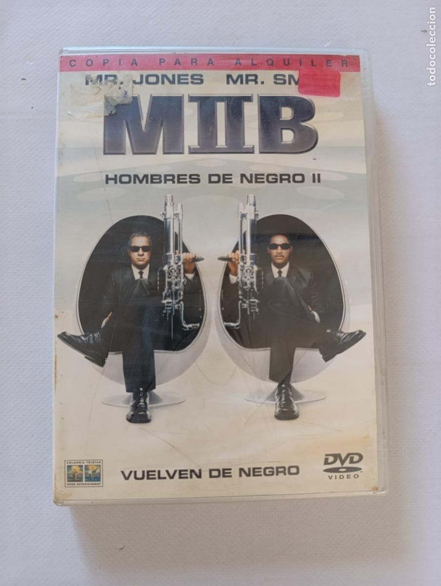 Kino: DVD MIIB - HOMBRES DE NEGRO II (2) - EDICION DE ALQUILER - LEER DESCRIPCION (012)