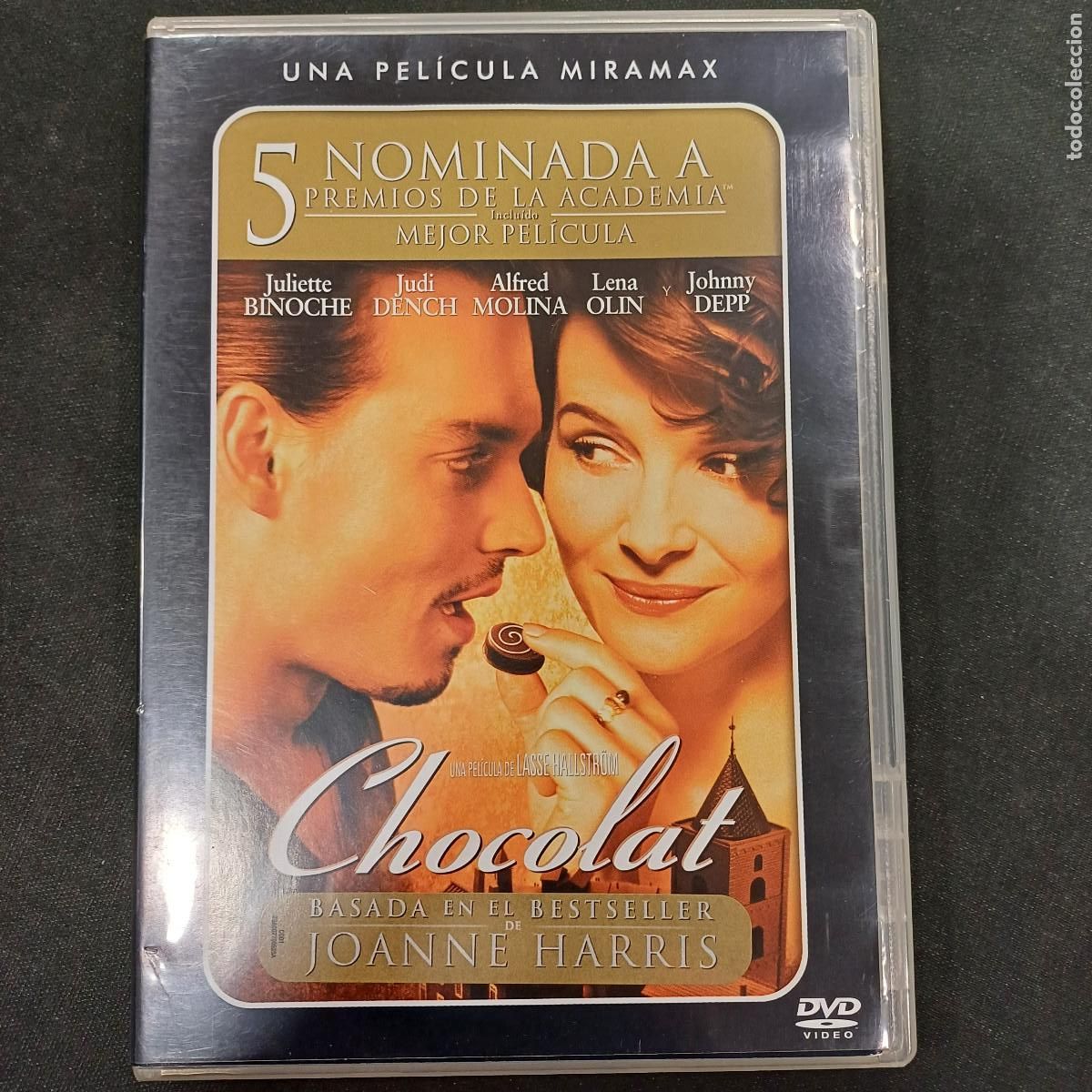 Cine: CHOCOLAT/JOHNNY DEEP/DVD. - Foto 1