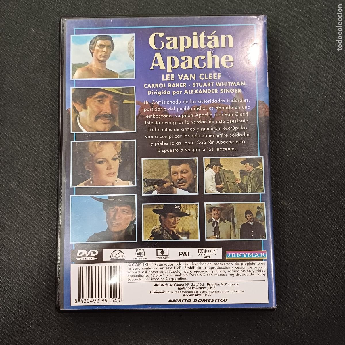 Cine: CAPITAN APACHE/LEE VAN CLEFF/DVD. - Foto 3