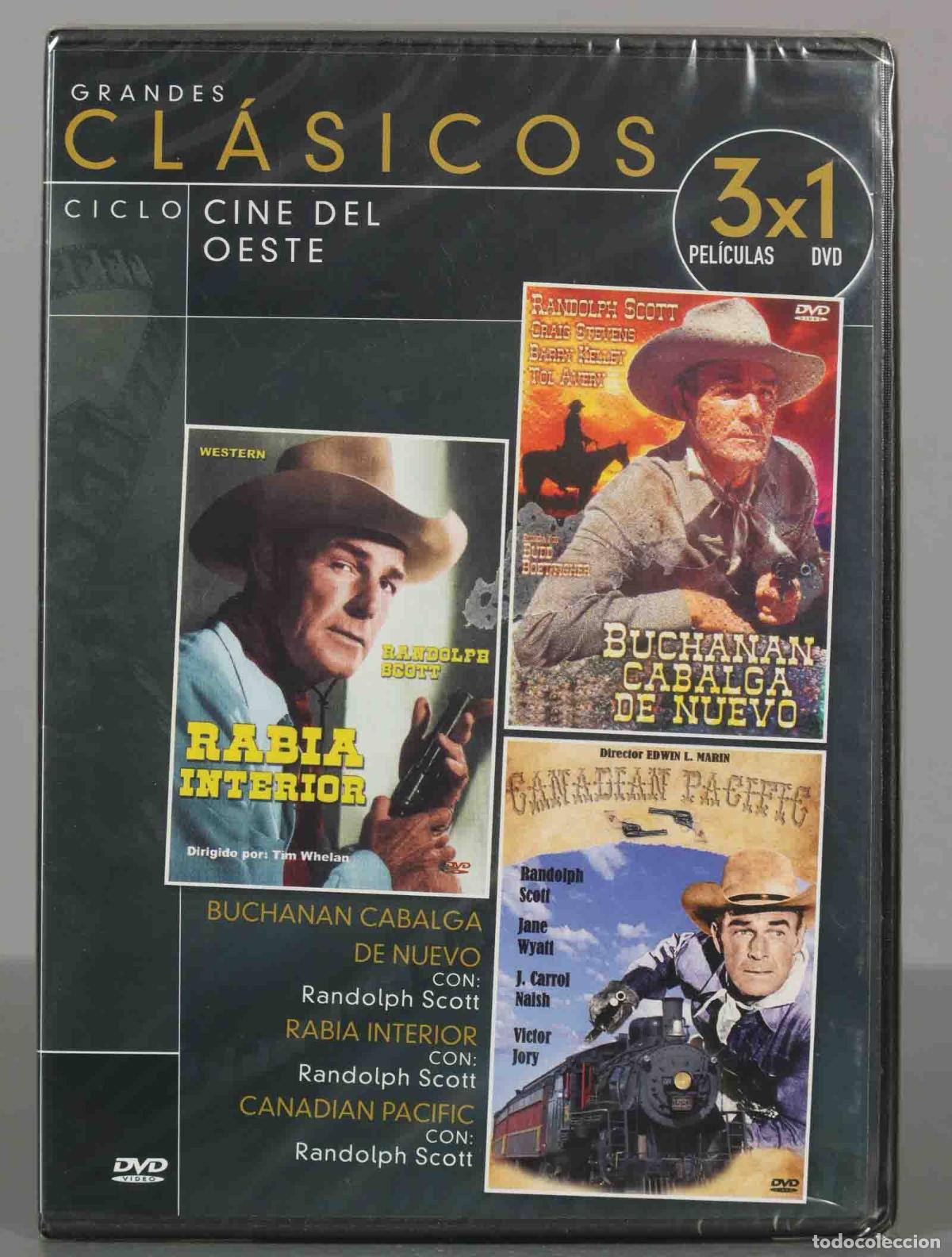 Cine: DVD. GRANDES CLASICOS CICLO. RABIA INTERIOR CANADIAN PACIFIC. PRECINTADO