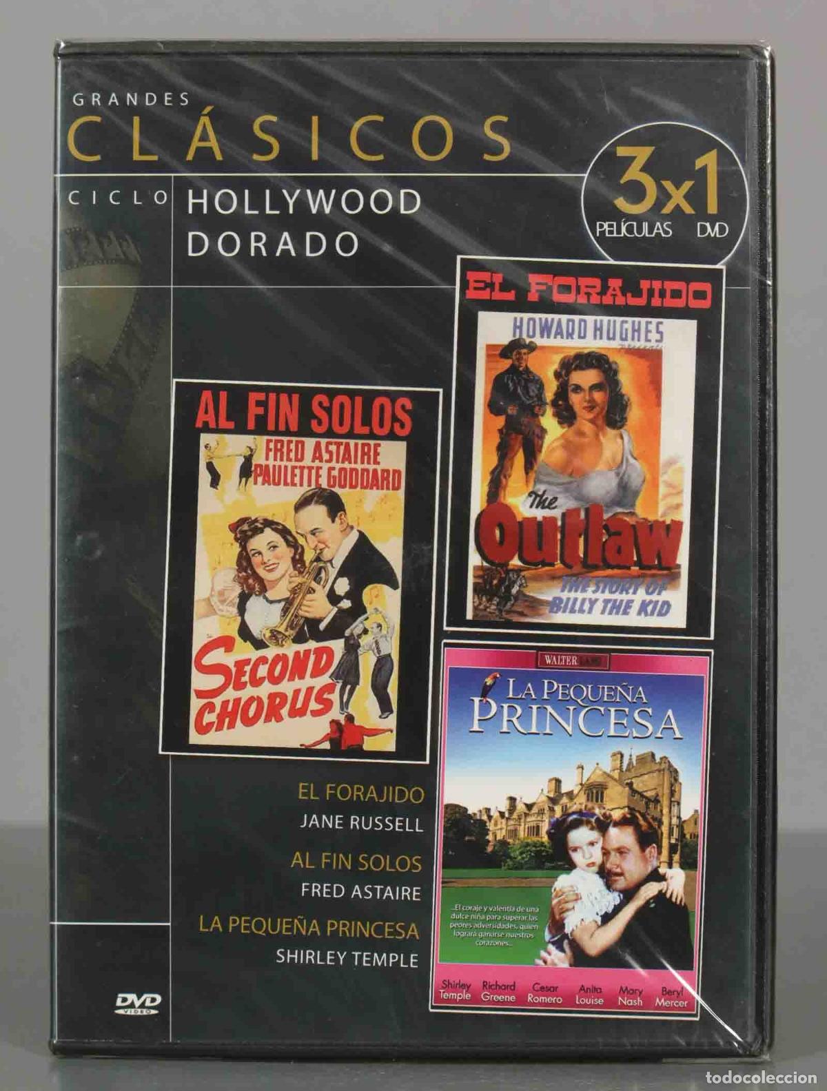 Cine: DVD. EL FORAJIDO AL FIN SOLOS LA PEQUE&Ntilde;A PRINCESA . PRECINTADO