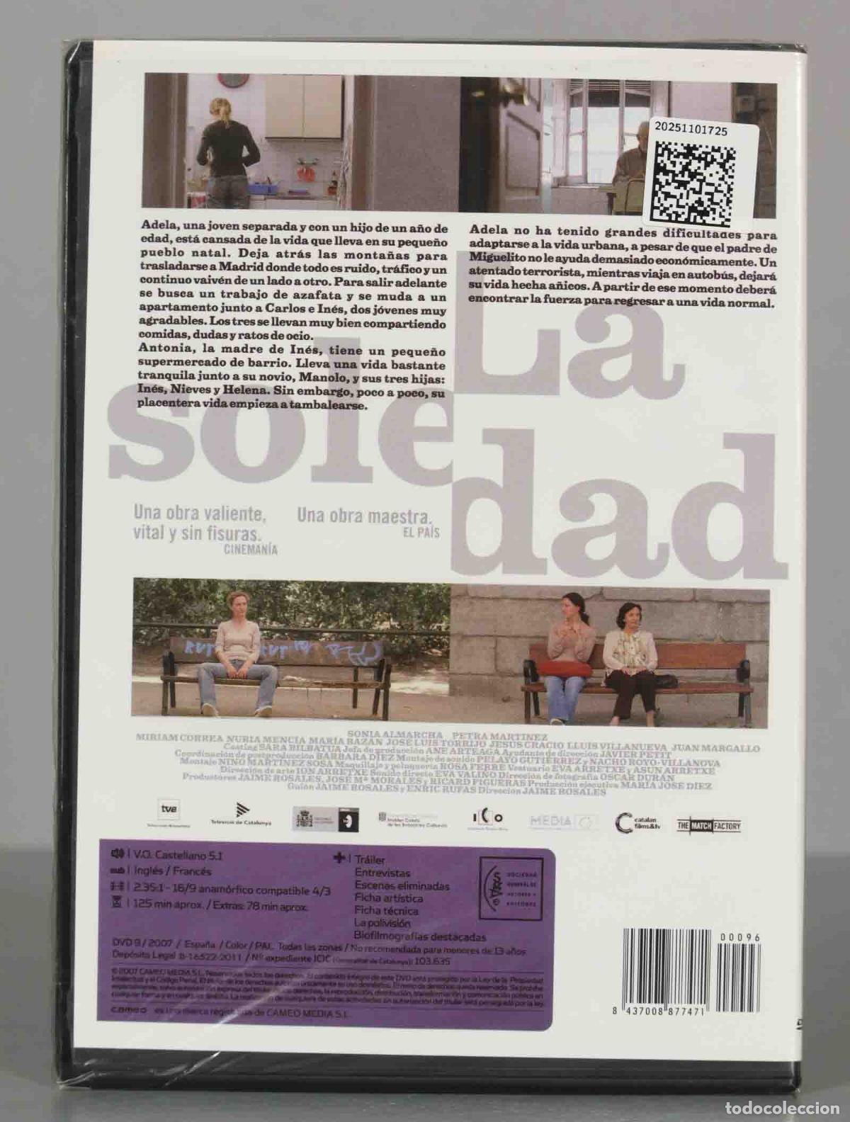 Cine: DVD. LA SOLEDAD. PRECINTADO - Foto 2