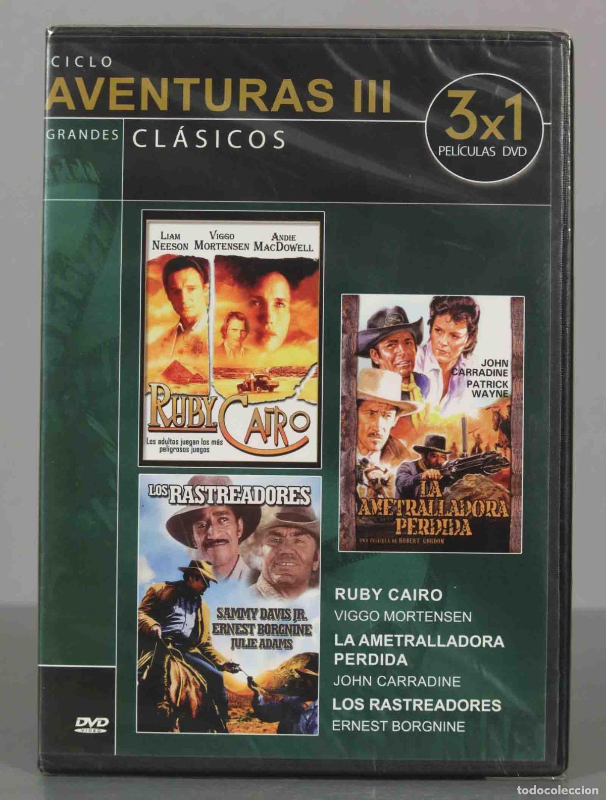 Cine: DVD. RUBY CAIRO LA AMETRALLADORA PERDIDA LOS RASTREADORES. PRECINTADO
