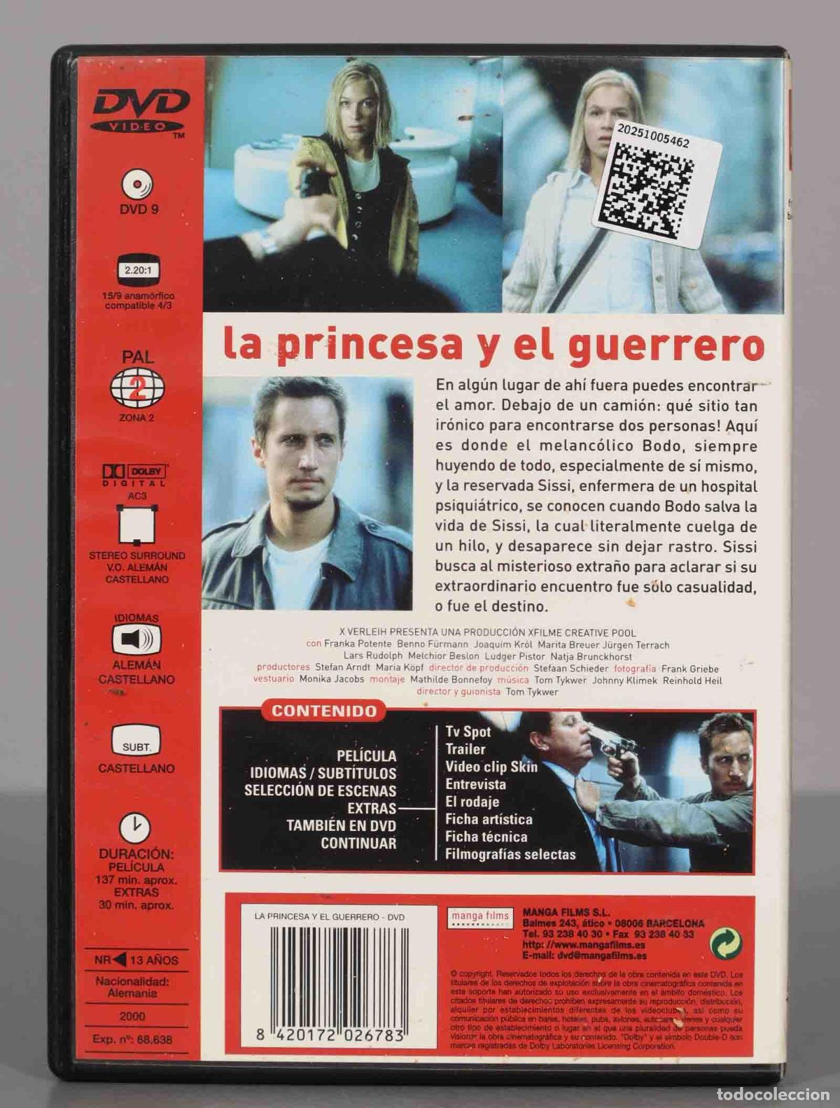 Cine: DVD. LA PRINCESA Y EL GUERRERO - Foto 2