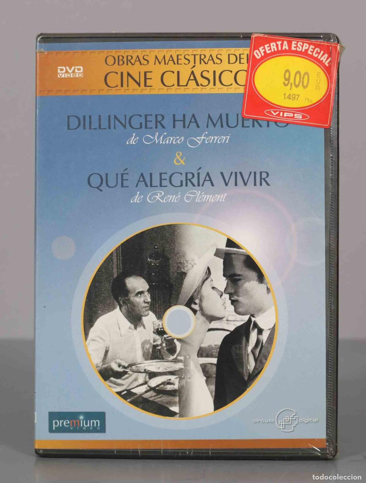 Cinema: DVD. DILLINGER HA MUERTO QUE ALEGRIA DE VIVIR. PRECINTADO.