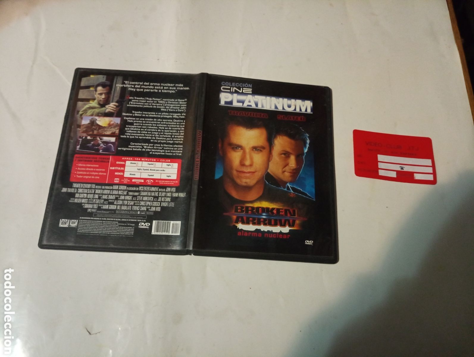 Cine: DVD alarma nuclear Broken arroow - Foto 1