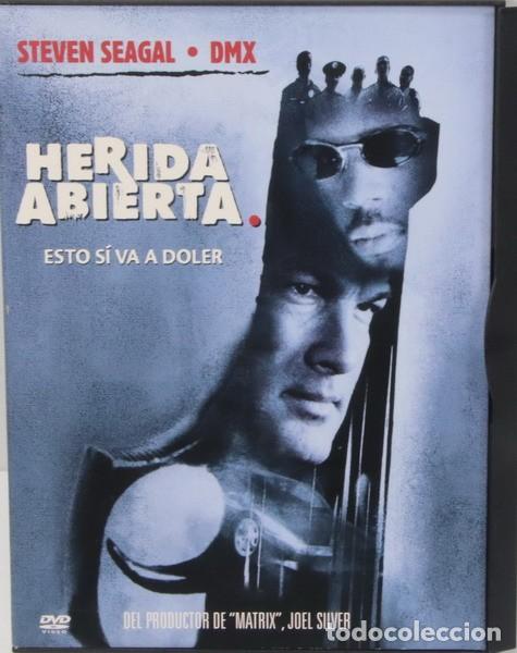 Cinema: Pel&iacute;cula DVD. Herida abierta. Steven Seagal - DMX. Pedido m&iacute;nimo 6 &euro;