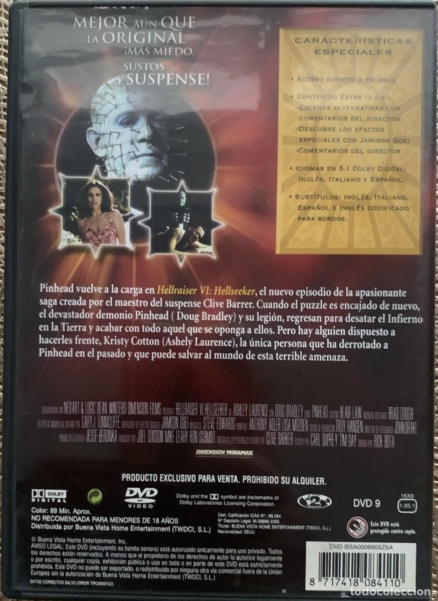 Cine: HELLRAISER VI: Hellseeker (Rick Bota, 2002) - Foto 2