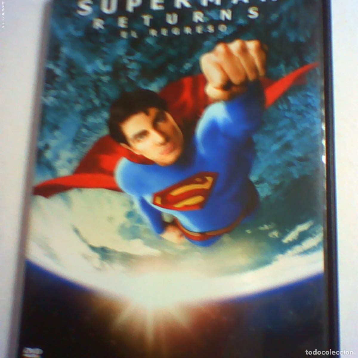 Cine: dvd superman returs el regreso. 148 min. con tr&iacute;ptico (seminuevo)