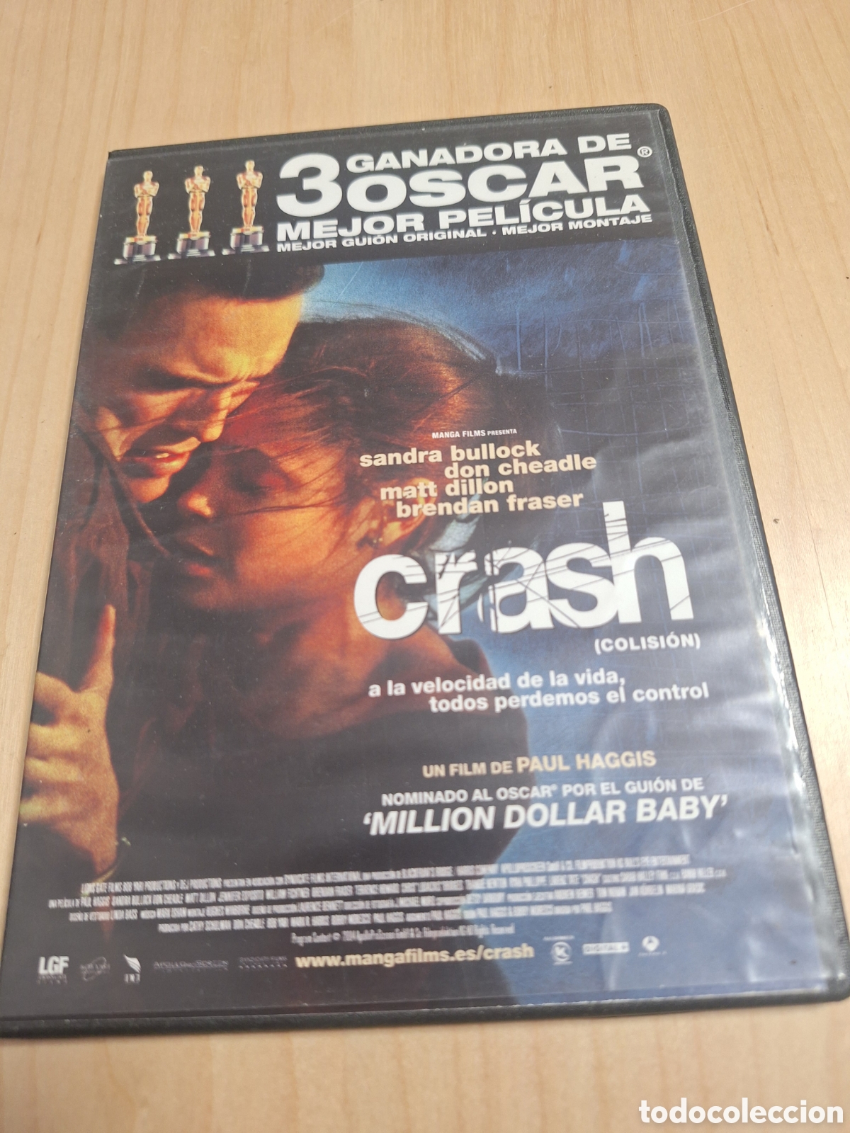 Cine: DVS56 crash DVD TAPA FINA