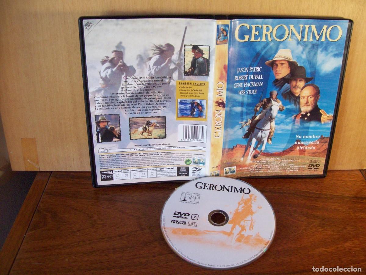 Cine: GERONIMO - JASON PATRICK - ROBERT DUVAL - GENE HACKMAN - WES STUDI - DVD - Foto 1
