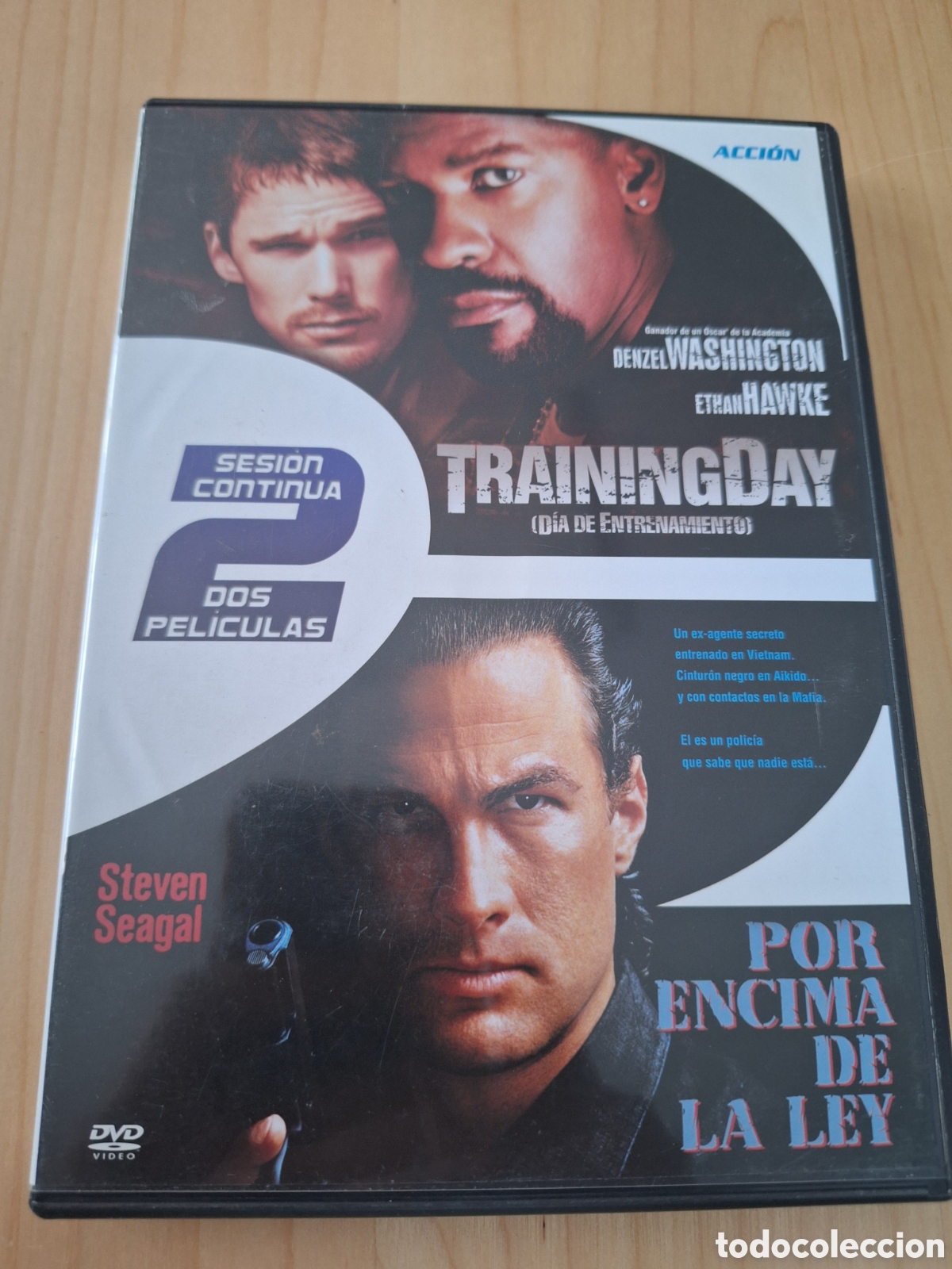 Cin&eacute;ma: RD38 pack trainingday / por encima de la ley DVD SEGUNDAMANO