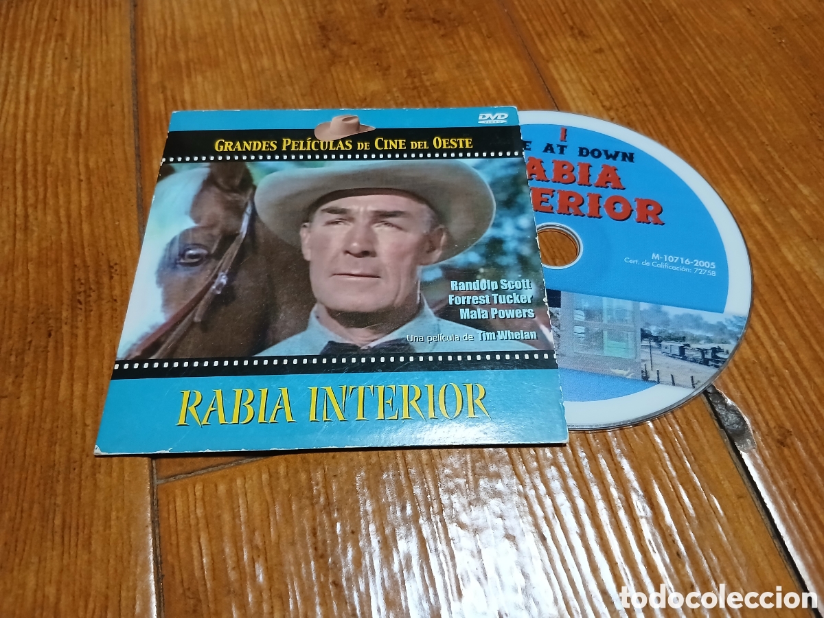 Cine: Dvd Rabia Interior -Randolp Scott-