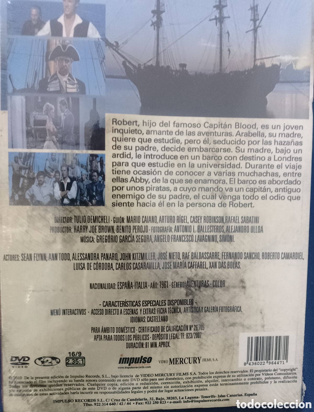 Cine: DVD El hijo del capit&aacute;n... - Foto 2