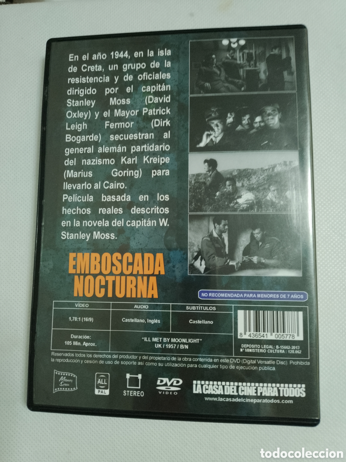 Cine: EMBOSCADA NOCTURNA - DIRK BOGARDE - DVD - Foto 2