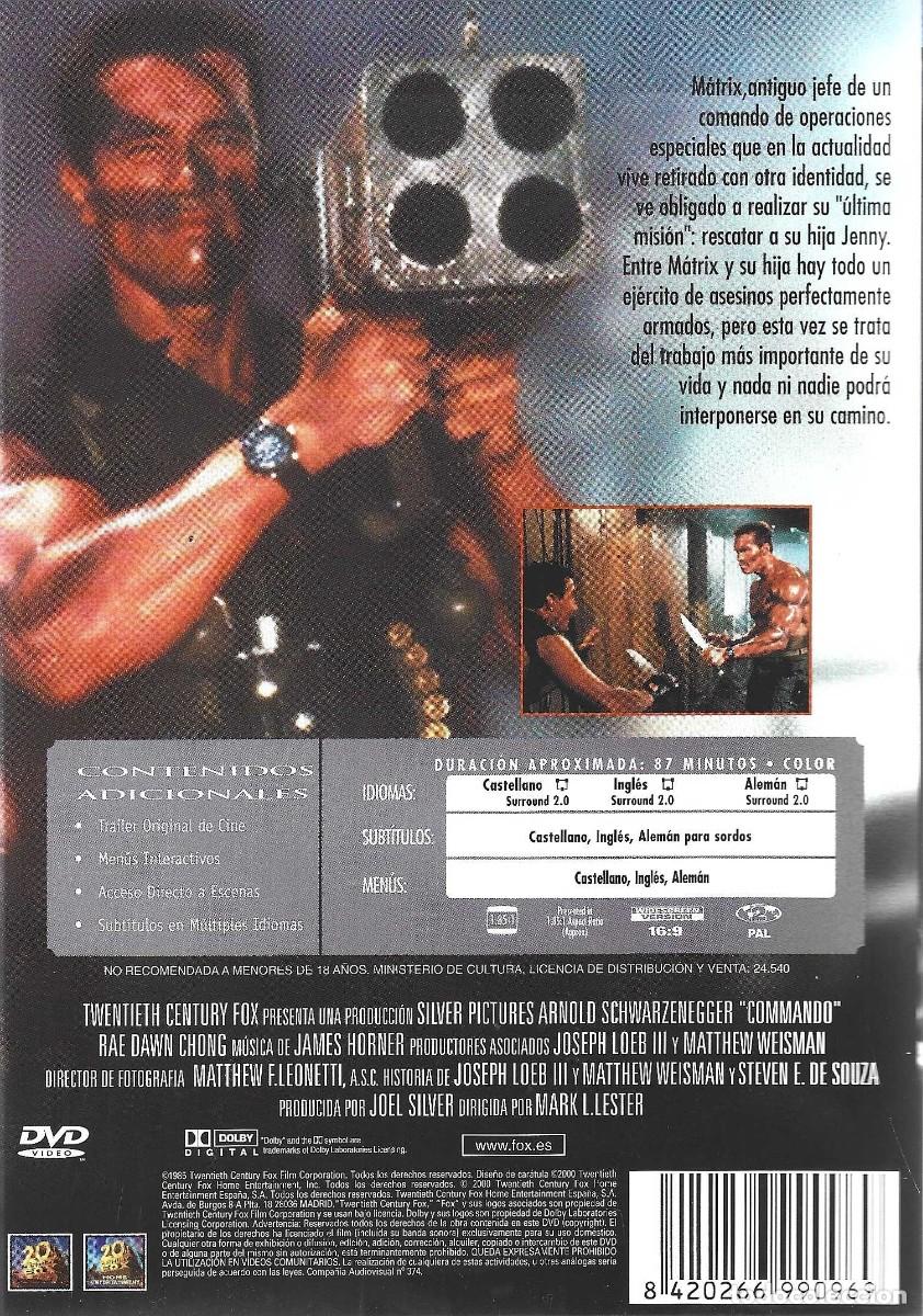 Cine: COMMANDO SCHWARZENEGGER - Foto 2