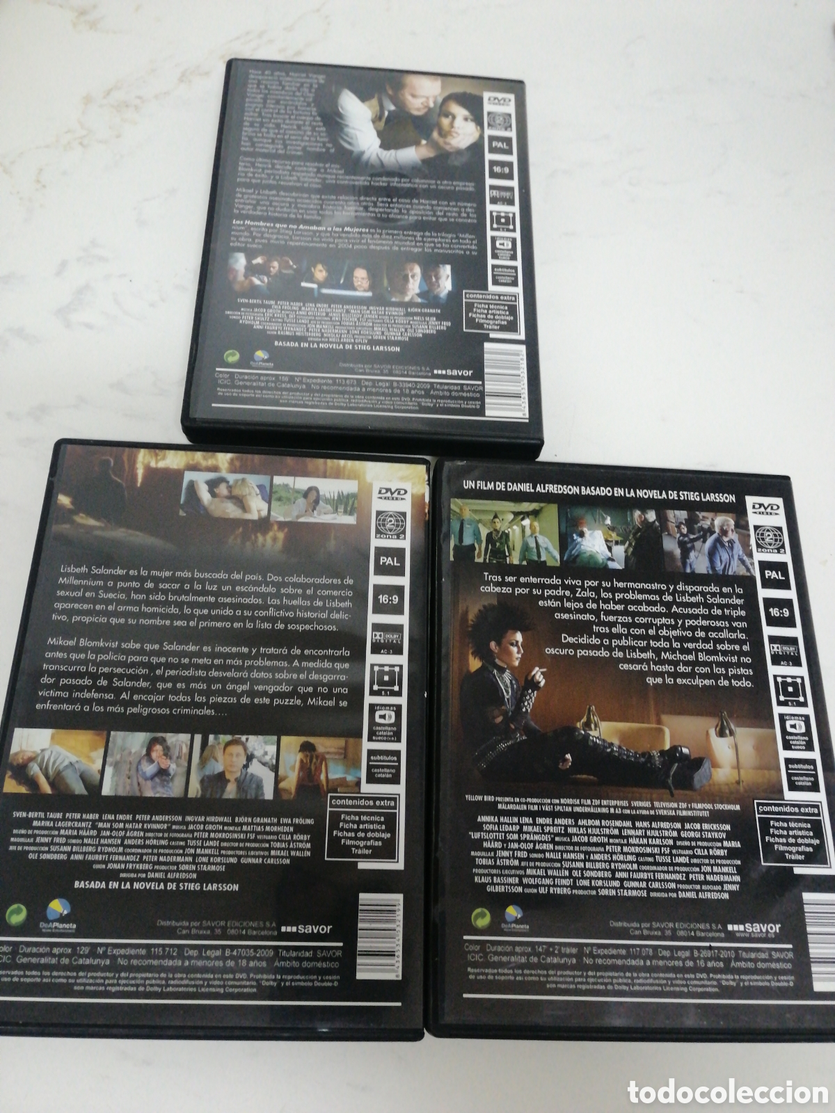Cine: Millennium dvd 1, 2 y 3 - Foto 2