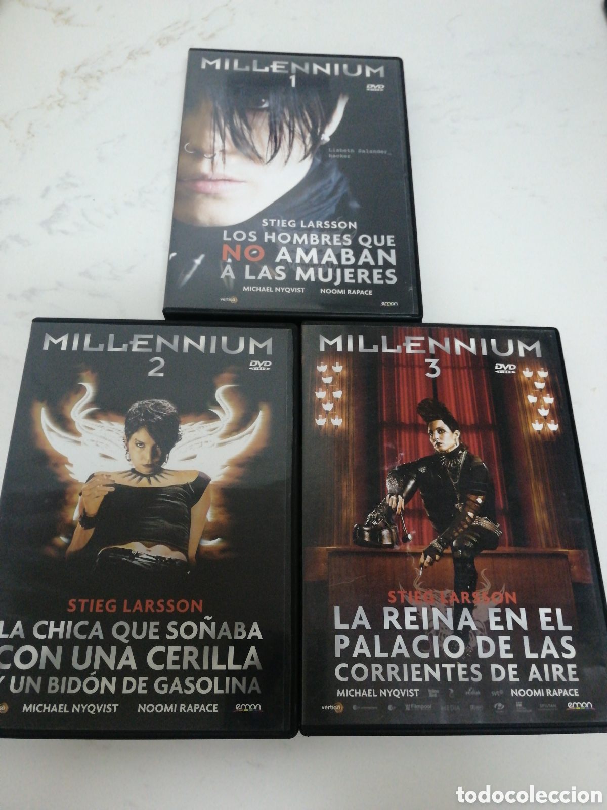 Cine: Millennium dvd 1, 2 y 3 - Foto 1